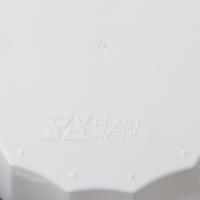 Кашпо для цветов со вставкой &laquo;Флюте&raquo;, 4,5 л, d=20 см, h=20 см, цвет белый