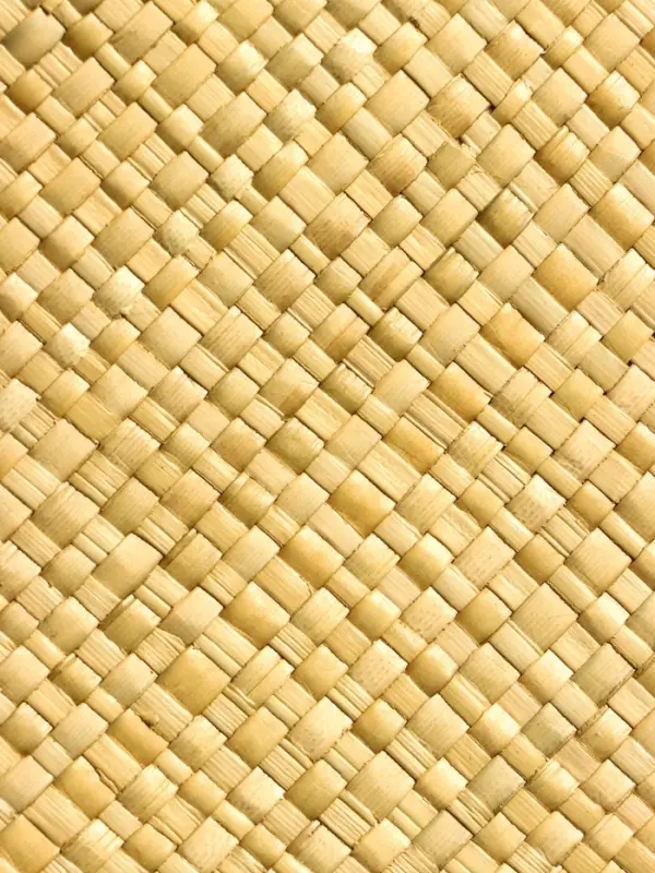 Сумка плетёная на молнии из пандана 41х16х50 см, светло-коричневый