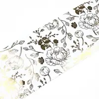 Форма ободок для кулича на Пасху с тиснением &laquo;Цветы&raquo;, 32.2&times;9 см