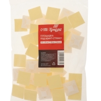 Площадка под хомут-стяжку ТУНДРА, 25х25 мм, цвет белый, 50 шт