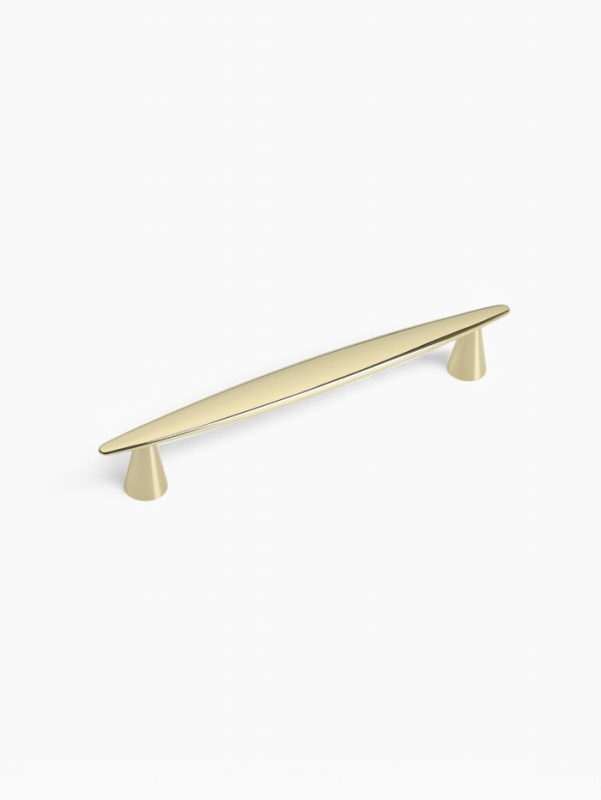 Ручка-скоба CAPPIO SUP, цинк, м/о 128 мм, цвет золото