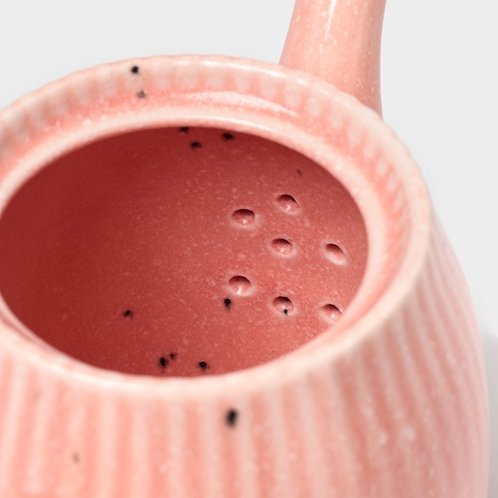 Заварочный чайник Доляна &laquo;Коралл&raquo;, 600 мл, фарфор, розовый