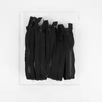 Молния &laquo;Трактор&raquo;, №5, разъёмная, замок автомат, 80 см, чёрная