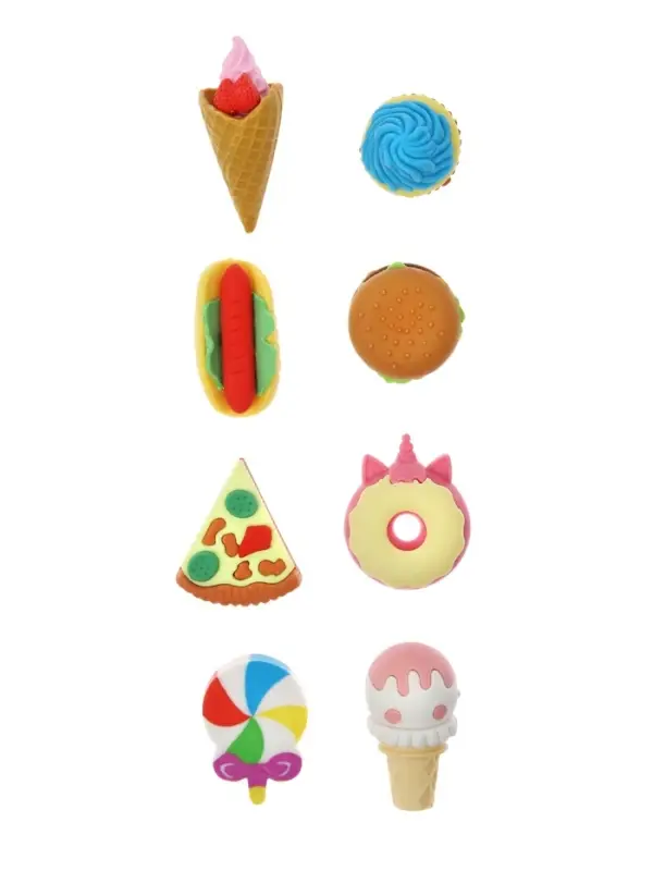 Набор фигурных ластиков &laquo;Вкусняшки&raquo;, 8 штук, МИКС