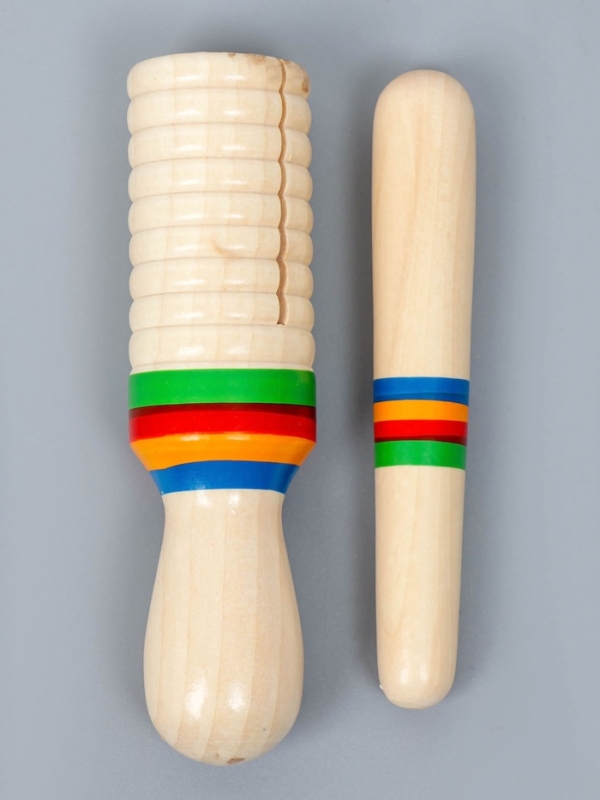 Музыкальный инструмент Гуиро Music Life трещотка, 13 х 3,5 см