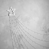 Светодиодная фигура &laquo;Комета&raquo; 3.5 м, пластик, 9 нитей, 220 В, свечение тёплое белое