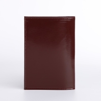 Обложка для паспорта, цвет бордовый