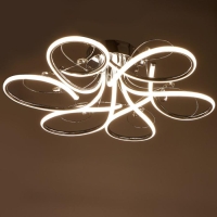 Светильник c ПДУ 69539/1 LED 102Вт диммер хром 71х71х17 см BayerLux