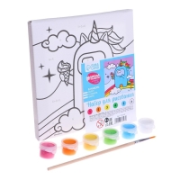 Картина по номерам для детей &laquo;Радужный день&raquo;, 15 х 15 см