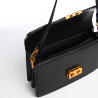 Сумка женская TEXTURA, средний размер, цвет чёрный