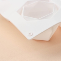 Форма для муссовых десертов и выпечки KONFINETTA &laquo;Грани&raquo;, силикон, 29,5&times;17,2 см, 8 ячеек (5,6&times;6,4&times;4,5 см), цвет белый