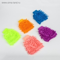 Варежка для уборки авто TORSO, односторонняя, 17&times;13.5 см, микс