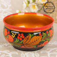Чашка &laquo;Ягодка&raquo;, средняя, 15&times;7 см, хохлома