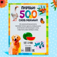 Книга в твёрдом переплёте &laquo;Первые 500 слов малыша&raquo;, 80 стр.