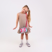 Сумка детская для девочки &laquo;Кролик с игрушкой&raquo; из эко-кожи, на ремешке, 15х12х3 см