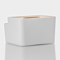 Салфетница - органайзер LaDо́m &laquo;Натурэль&raquo;, 15,5&times;15,5&times;10 см, цвет белый