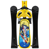 Снегокат &laquo;Ника-кросс Зимний спорт&raquo;, СНК, цвет чёрный/жёлтый