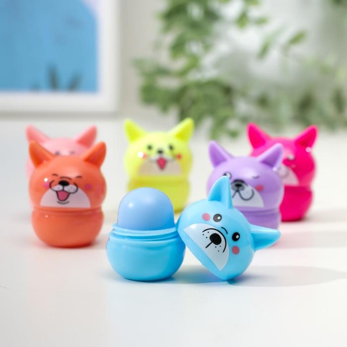 Бальзам для губ &laquo;Пёсик&raquo;, микс цветов и ароматов