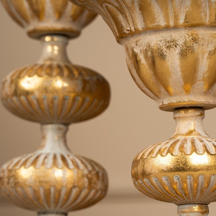 Подсвечник металл &laquo;Ярусы&raquo; для одной свечи 16 х 16 х 31 см