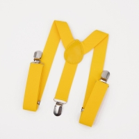 Подтяжки детские &laquo;Выбражулька&raquo;, ширина 2.5 см, бабочка, цвет жёлтый