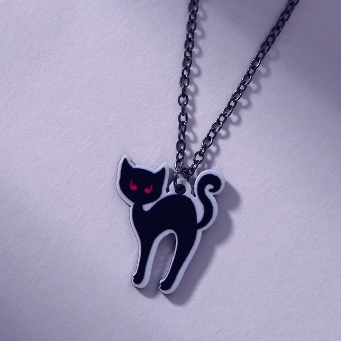 Набор серьги и подвеска на Хэллоуин &laquo;Девочка - катастрофа&raquo;