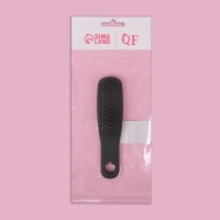 Расчёска - мини массажная, 3,5 &times; 13,2 см, цвет чёрный