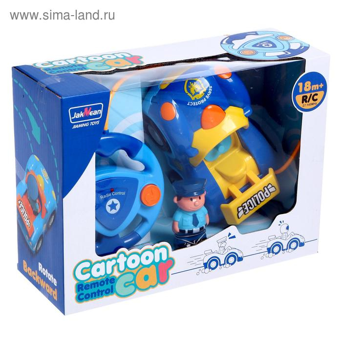 Машина радиоуправляемая &laquo;Полиция&raquo;, работает от батареек, МИКС