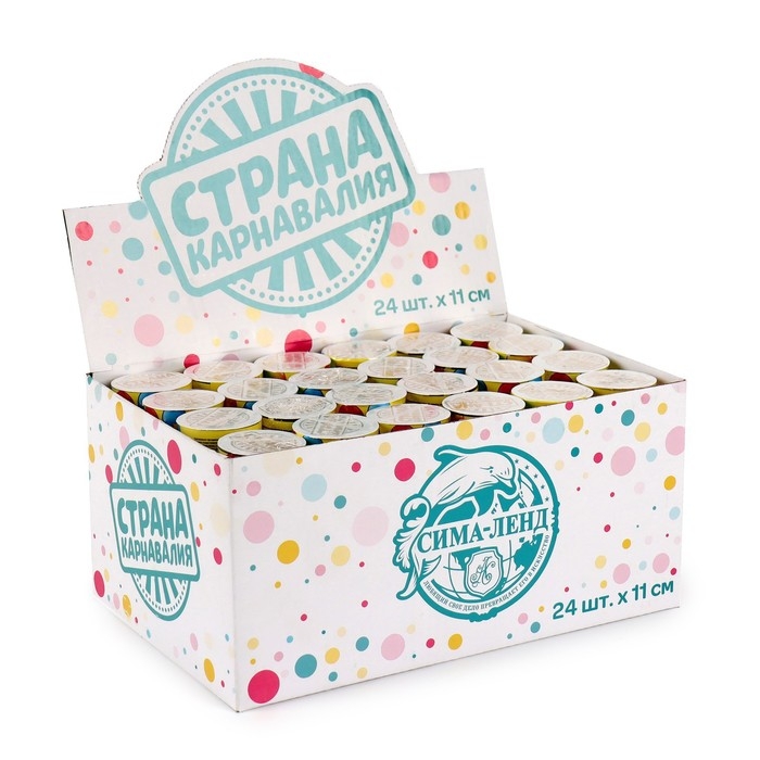 Хлопушка пружинная &laquo;На счастье&raquo;, 11см