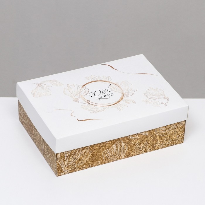Коробка складная, With love  24 х 17 х 8 см