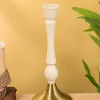 Подсвечник на 1 свечу "Фисташка" 10,5х10,5х25 см