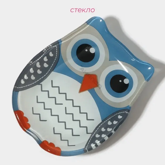 Соусник Доляна "Совунья", 45 мл, 10&times;8х1,5 см, цвет синий