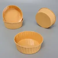 Форма для выпечки капкейков и маффинов, бумажная, круглая &laquo;Маффин&raquo;, крафт, 13.6&times;5 см