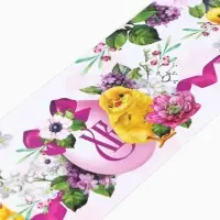 Форма ободок для кулича &laquo;ХВ&raquo; на пасху, 32.2&times;9 см