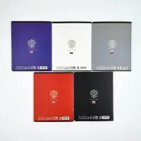 Тетради в клетку, 48 л., набор из 5 шт., блок №1 &laquo;Россия&raquo;