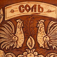 Туес для специй &laquo;Птицы&raquo;, соль, 15х9х14 см