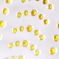 Наклейки для ногтей &laquo;Бусинка&raquo;, металлизированные, цвет золотистый