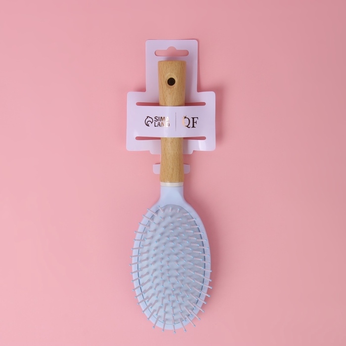 Расчёска массажная, 7 &times; 24 см, цвет МИКС