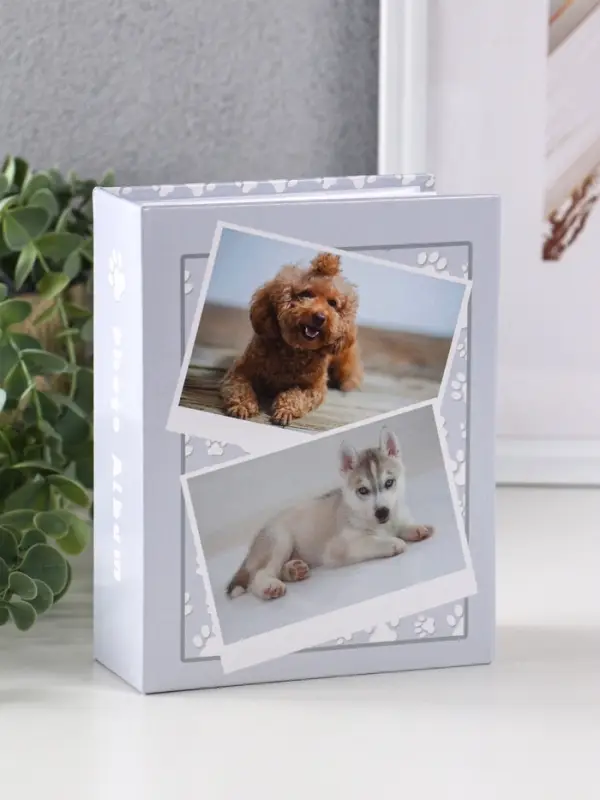 Фотоальбом 100 фото "Щенята" 10X15см, ПП карм.