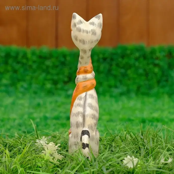 Сувенир дерево "Целующиеся коты" 26х5х14 см