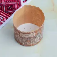 Форма бумажная для кекса, маффинов и кулича &laquo;Лубяная&raquo;, 70&times;60 мм, МИКС