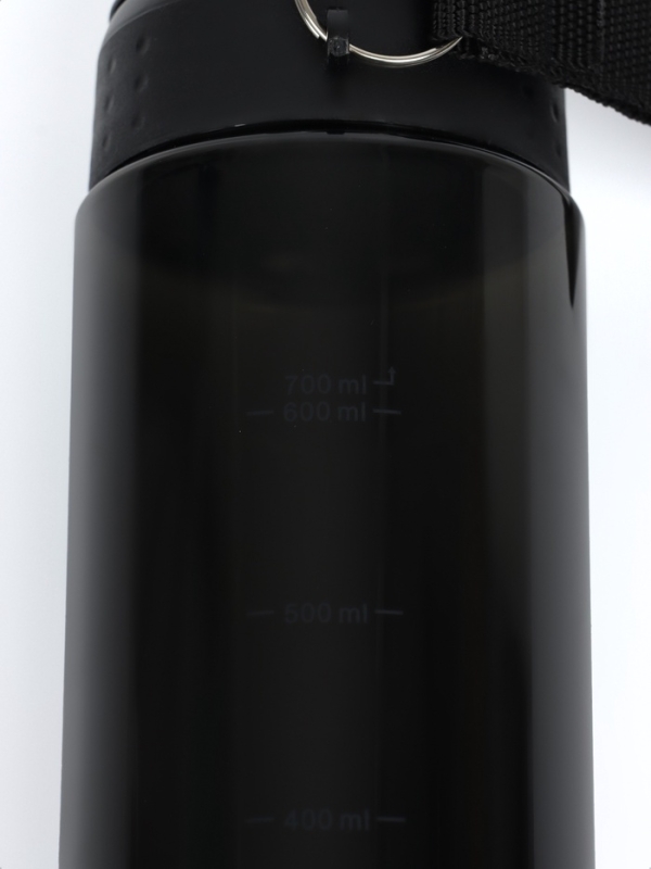 Бутылка для воды Onlytop, 700 мл, цвет черный