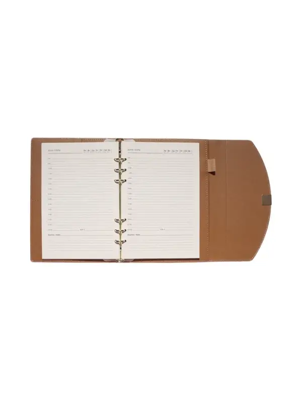 Органайзер на кольцах, A5, с клапаном, 80л, линия, к/зам, Розовый