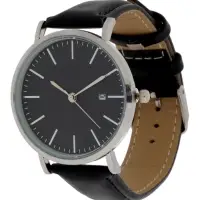 Часы мужские наручные кварцевые "Классик" чёрные