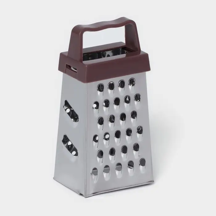 Тёрка четырёхгранная Доляна &laquo;Мини&raquo;, 3.5&times;6.5&times;3 см, для корицы и шоколада, МИКС