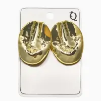 Серьги пластик &laquo;Зерно&raquo; кофейное, цвет золото