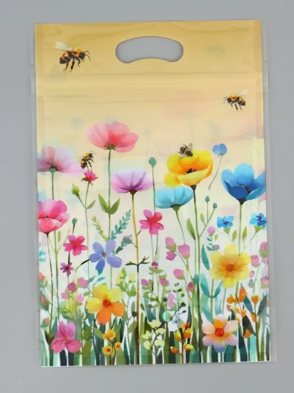 Пакет подарочный, с zip-lock застежкой, "Медвежонок", 15х23 &plusmn; 1см