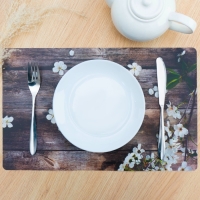 Салфетка сервировочная на стол &laquo;Ветка яблони&raquo;, 26&times;41 см