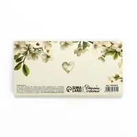 Конверт для денег с наклейкой, &laquo;С днём свадьбы&raquo;, тиснение, 17.5 х 9 см