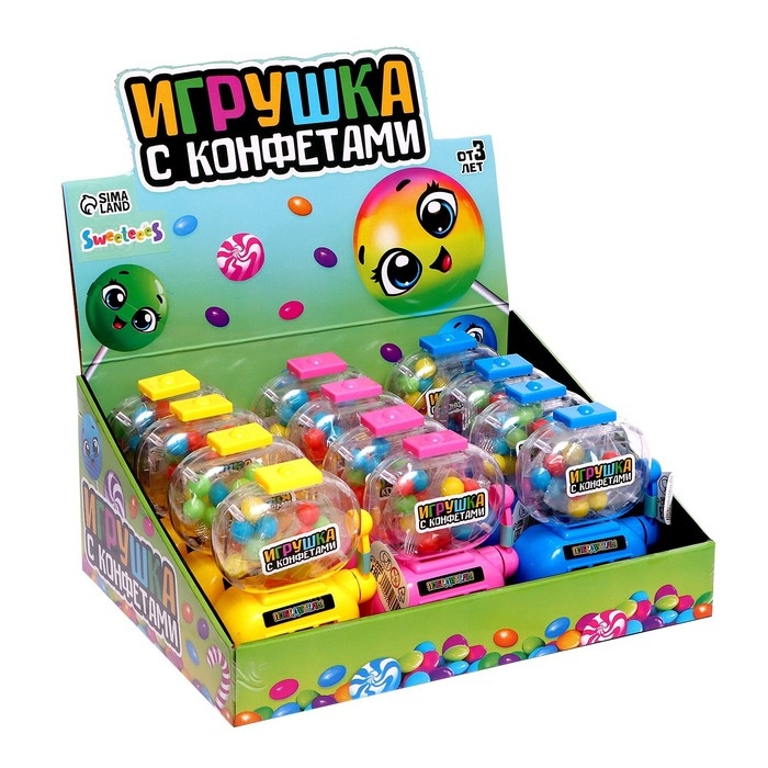 Игрушка с конфетками &laquo;Игровой автомат&raquo;, МИКС