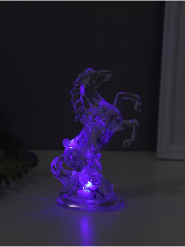 Ночник свеча "Конь" LED RGB 3xAG13 5х8х15см